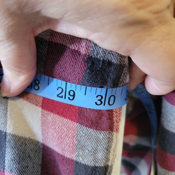 Wrangler Red Black White Plaid Flannel Quilted Lined Hooded Shirt Jacket Men 3XL - Picture 14 of 16